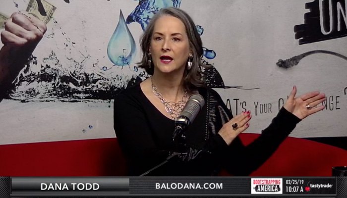 Balodana founder Dana Todd featured on Tasty Trade TV "Bootstrapping in America"