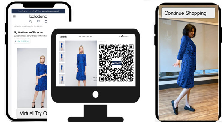 AIMirr and Balodana Virtual Fitting Room